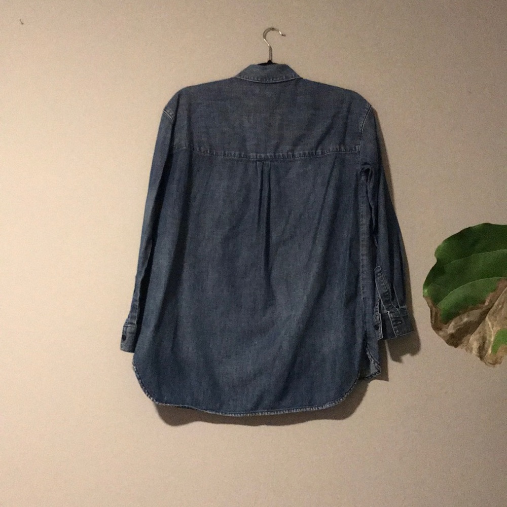 Dark Chambray Button-Up - image 3